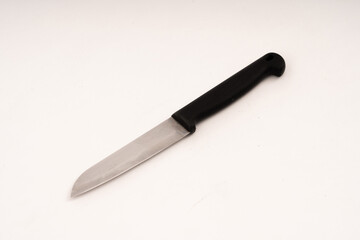 Kitchen knife on white background.