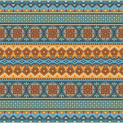 Abstract ethnic stripe pattern, vector background