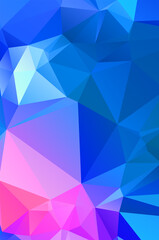Fototapeta na wymiar Light blue triangle modern geometric abstract background