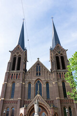 Fototapeta na wymiar John the Baptist Church. Kaatsheuvel, The Netherlands