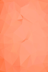 Obraz premium Light Orange mosaic vector pattern. triangular template