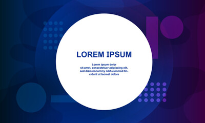 Trendy gradient colorful shapes composition. abstract background. Memphis design for poster.