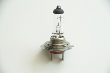Car bulb isolated on white background, Sao Paulo, Brazil