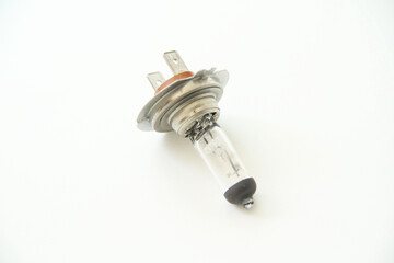 Car bulb isolated on white background, Sao Paulo, Brazil