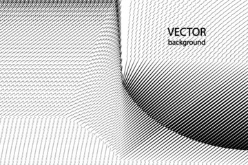 Abstract halftone lines mock up background, geometric dynamic pattern, vector modern design texture for banner, business card, flyer, cover, poster.