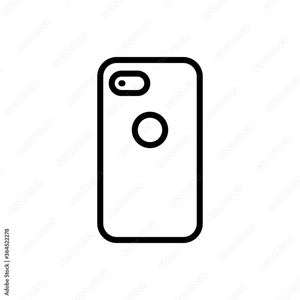 Poster smartphone, technology icon. simple line, outline vector elements of hipster style icons for ui and 