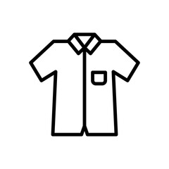 Shit, clothes icon. Simple line, outline vector elements of hipster style icons for ui and ux, website or mobile application