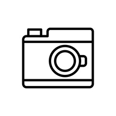 Camera, technology icon. Simple line, outline vector elements of hipster style icons for ui and ux, website or mobile application