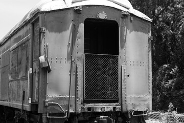 old train on the railway