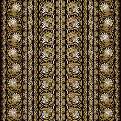 Abstract ethnic floral pattern, vector background