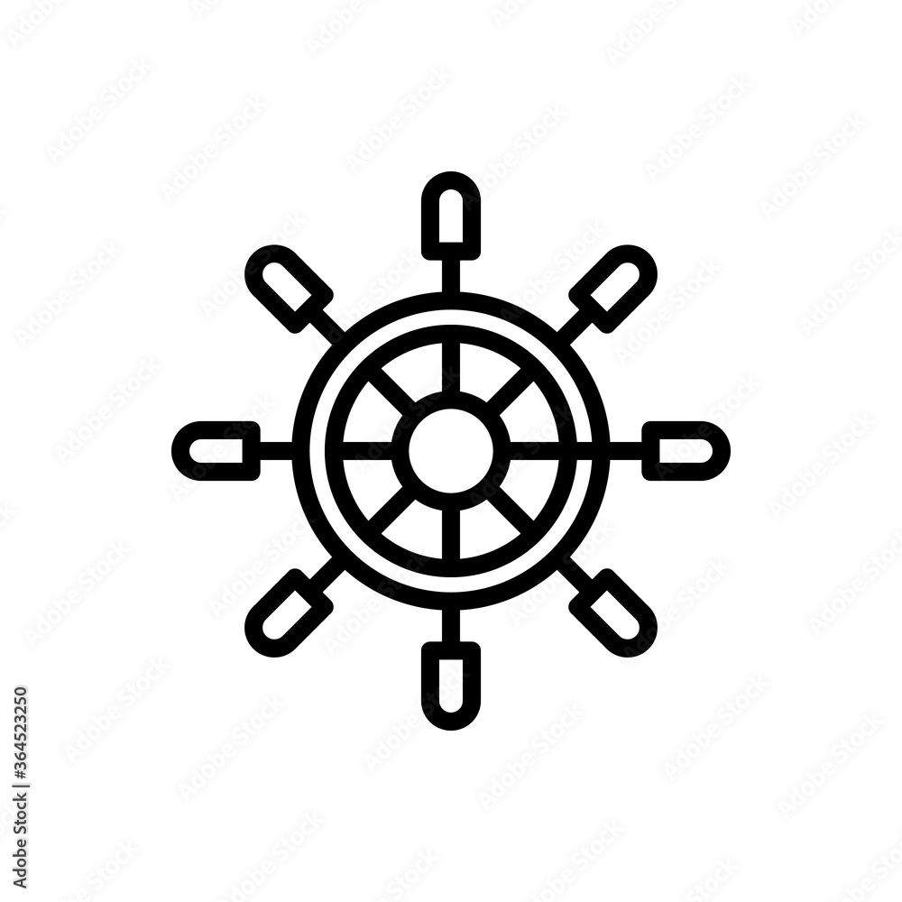 Poster helm icon. simple line, outline vector elements of hipster style icons for ui and ux, website or mob