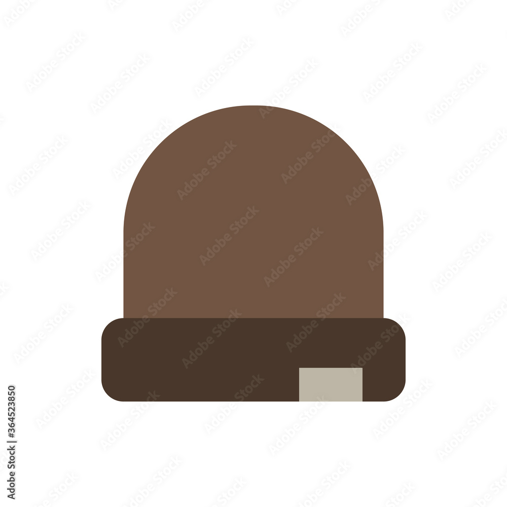 Aufkleber hat, clothes icon. simple color vector elements of hipster style icons for ui and ux, website or mob