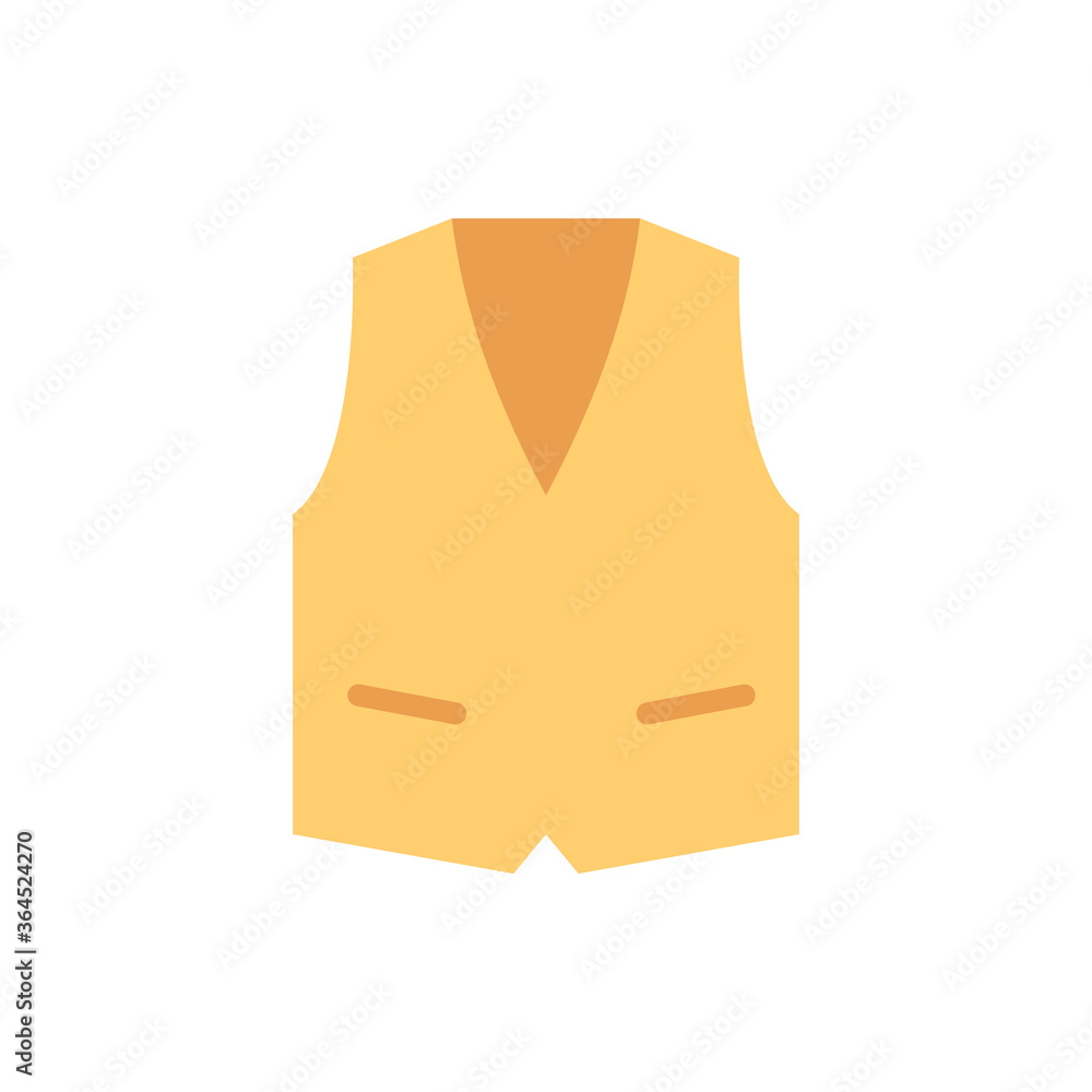 Poster vest icon. simple color vector elements of hipster style icons for ui and ux, website or mobile appl