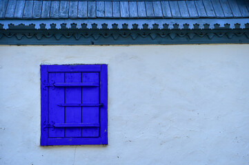 Traditional architecture details of Romania authentic crafted households from all regions of the...
