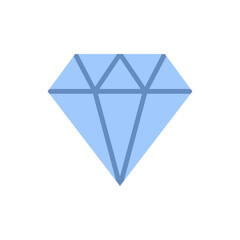 Diamond, stone icon. Simple color vector elements of hipster style icons for ui and ux, website or mobile application