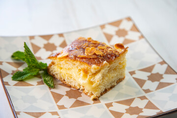 Coca de Sant Joan, traditional spanish catalan dessert