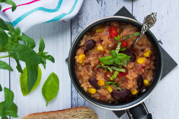 Chili con carne.