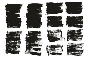 Flat Paint Brush Thin Short Mix Background High Detail Abstract Vector Background Mix Set 