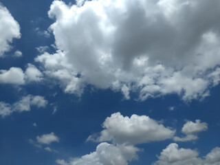 blue sky with clouds