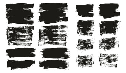 Flat Paint Brush Thin Short Mix Background High Detail Abstract Vector Background Mix Set 