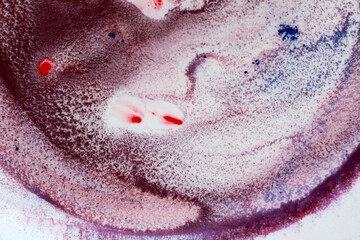 background of red and blue watercolour