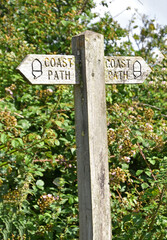 Coast Path Sign