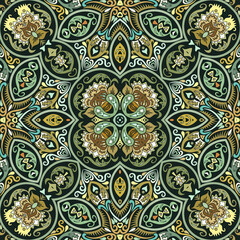 Vector ethnic nature ornamental background
