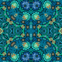Vector ethnic nature ornamental background