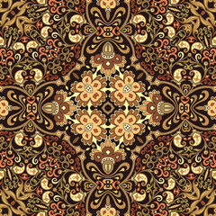 Vector ethnic nature ornamental background