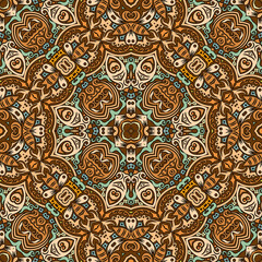 Vector ethnic nature ornamental background