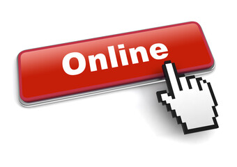 online concept 3d illustration isolated