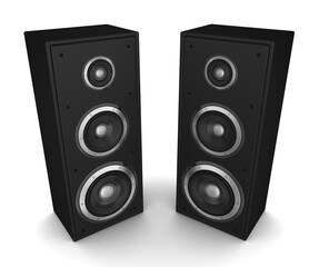 Obraz premium speaker concept 3d illustration