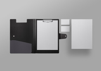Clipboard Folder Stationery Mockup