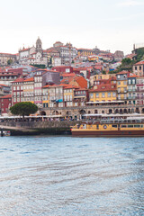 Obraz premium Porto&nbsp;or Oporto&nbsp; is the&nbsp;second-largest city&nbsp;in&nbsp;Portugal&nbsp;and one of the&nbsp;Iberian Peninsula's major urban areas. Porto is famous for &nbsp;Houses of Ribeira Square located in the historical center of Porto, P