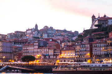 Obraz premium Porto&nbsp;or Oporto&nbsp; is the&nbsp;second-largest city&nbsp;in&nbsp;Portugal&nbsp;and one of the&nbsp;Iberian Peninsula's major urban areas. Porto is famous for &nbsp;Houses of Ribeira Square located in the historical center of Porto, P