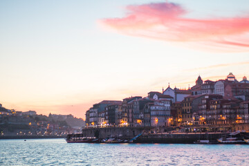 Obraz premium Porto&nbsp;or Oporto&nbsp; is the&nbsp;second-largest city&nbsp;in&nbsp;Portugal&nbsp;and one of the&nbsp;Iberian Peninsula's major urban areas. Porto is famous for &nbsp;Houses of Ribeira Square located in the historical center of Porto, P