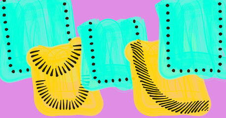 Bright abstract background, modern pattern for textiles, printing, screen saver, web design.