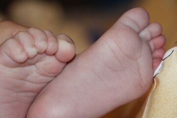 newborn baby feet
