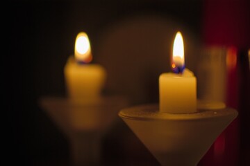 candles in the dark
