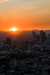 Ciudad de México atardecer 