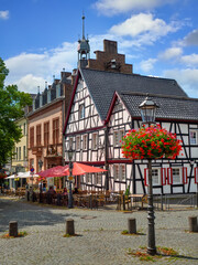 Bad Honnef, Altstadtszene am Alten Rathaus