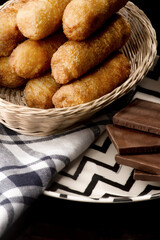tequeños venezolanos queso y chocolate