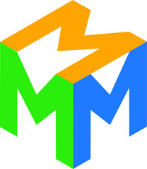 M3 Construction Cube Logo
