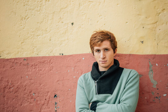 Portrait of a readhead young man
