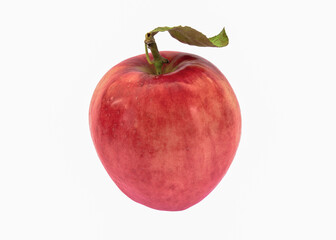 Red apple isolated on white background