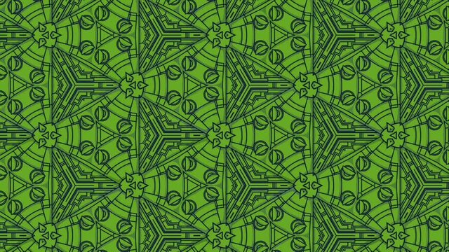 Green tiles with triangular shapes scrolling down - live wallpaper