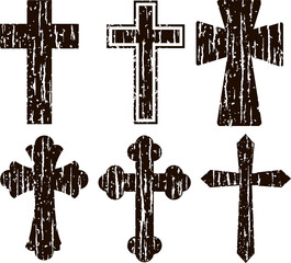 Grunge  Cross, Distressed Crosses