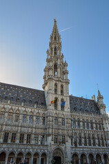 Buildings on the Grand Place in Brussels. This square resisted the attacks and bombings. Some buildings were rebuilt in the 1604s.