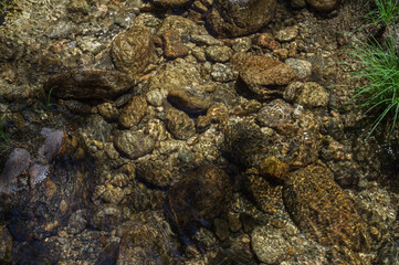 potok góry kamienie woda tło