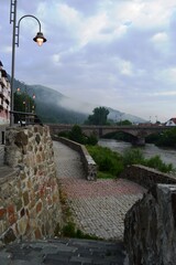 bridge and promenades along the river